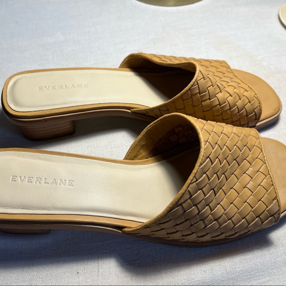 Everlane leather weave  sandals